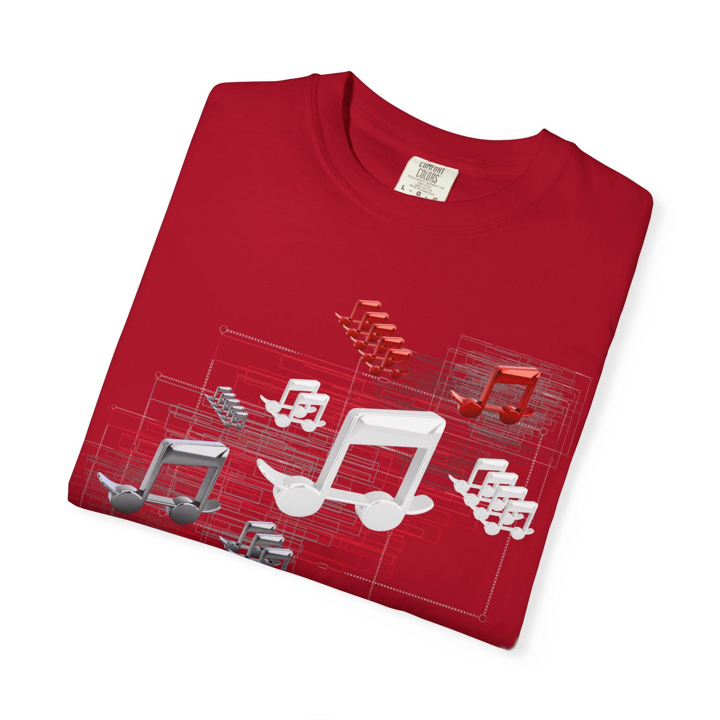 Music Vibes Unisex Garment-Dyed T-Shirt